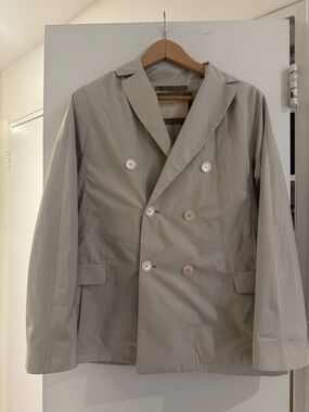 Lenoci Italy - Women’s Double-Breasted Lightweight Coat - Taupe